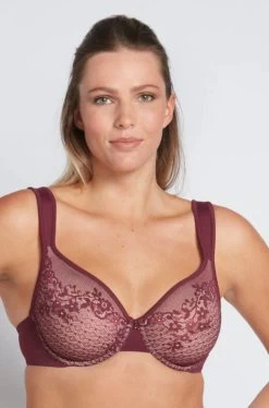 Smooth Lace UW Bra (Grapewine)