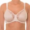 Triumph Lacy Minimizer Bra (Beige) -Fashion Underwear Shop triumph lacy minimiser bra base working format 1