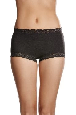 Jockey Parisienne Full Brief (Charcoal Or Ink Blue)
